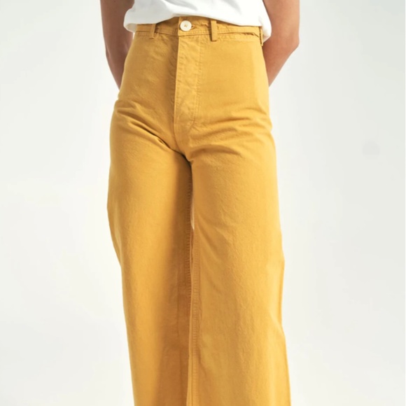 Jesse Kamm Sailor Pants- Caribbean Gold - Picture 8 of 14